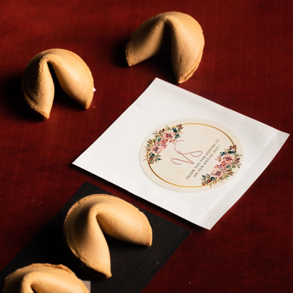 Customize Veg & Non Veg Fortune Cookies for your Wedding & Engagament